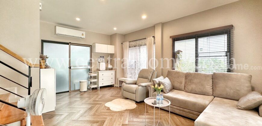 ทาวน์โฮม วี คอมพาวด์ ราชพฤกษ์ – ปิ่นเกล้า หลังริม พร้อมอยู่