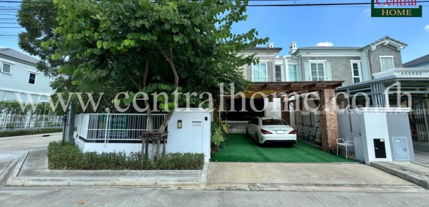 บ้านแฝด Anya ราชพฤกษ์ – นครอินทร์ ต้นโครงการ หลังมุม