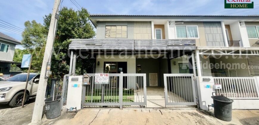 ทาวน์เฮ้าส์ พฤกษา 117 เพชรเกษม 91 – พุทธสาคร หลังมุม ติดหน้าสวน พร้อมเฟอร์