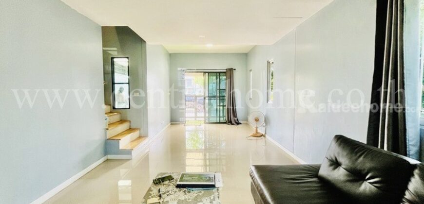 ทาวน์เฮ้าส์ พฤกษา 117 เพชรเกษม 91 – พุทธสาคร หลังมุม ติดหน้าสวน พร้อมเฟอร์