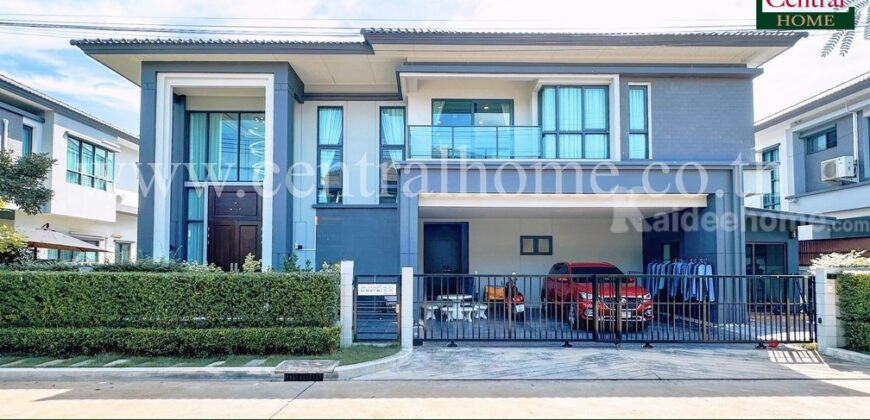 บ้านเดี่ยว เดอะ ซิตี้ รามอินทรา – วงแหวน หลังใหญ่ เฟอร์ครบ ตกแต่งจัดเต็ม พร้อมเข้าอยู่