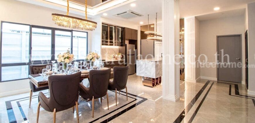 บ้านเดี่ยว เดอะ ซิตี้ รามอินทรา – วงแหวน หลังใหญ่ เฟอร์ครบ ตกแต่งจัดเต็ม พร้อมเข้าอยู่