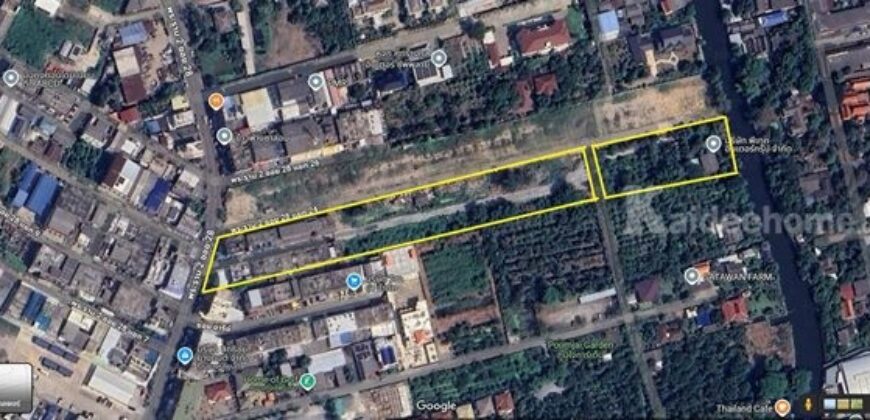 ขายที่ดินพร้อมสิ่งปลูกสร้าง เขตจอมทอง ถนนพระราม 2 ซอย 28 แยก 22 โทร. 0814018666