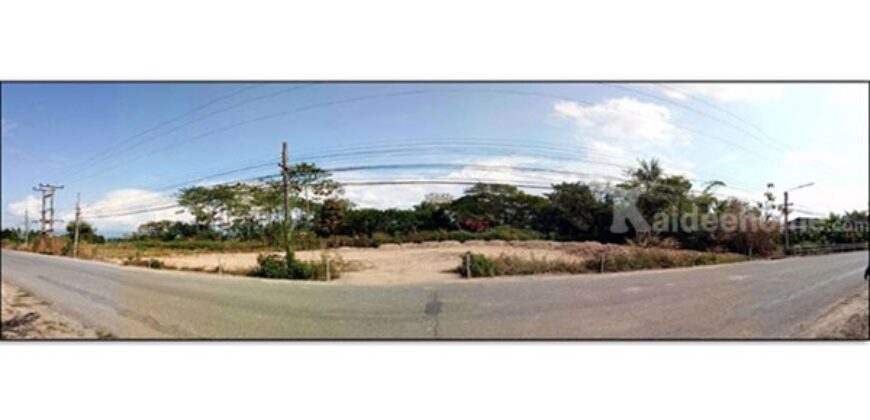 ที่ดิน 400 ตรว. อยู่ ติด ถนนใหญ่ หมู่ที่ 6 ต.เวียง อ.พร้าว จ.เชียงใหม่ ขนาดที่ดิน กว้าง 56 ม ยาว 30 ม