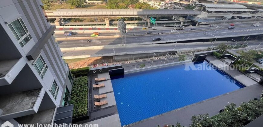 ขายคอนโด เดอะเพรสซิเด้นท์ สาทร-ราชพฤกษ์ เฟส2 ถนนราชพฤกษ์ พื้นที่ 30.62 ตรม. เฟอร์นิเจอร์ครบ พร้อมอยู่ ใกล้รถไฟฟ้าสายสีน้ำเงิน สถานีบางหว้า เพียงแค่ 100 เมตรเท่านั้น