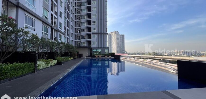 ขายคอนโด เดอะเพรสซิเด้นท์ สาทร-ราชพฤกษ์ เฟส2 ถนนราชพฤกษ์ พื้นที่ 30.62 ตรม. เฟอร์นิเจอร์ครบ พร้อมอยู่ ใกล้รถไฟฟ้าสายสีน้ำเงิน สถานีบางหว้า เพียงแค่ 100 เมตรเท่านั้น