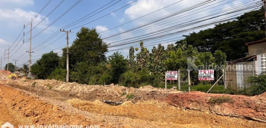 ขายที่ดิน ติดถนนเพชรเกษม ต.อ่างทอง จ.ราชบุรี พื้นที่ 3-2-3 ไร่ ใกล้แยกชินสีห์ แปลงสวย ราคาถูกเหมาะลงทุน