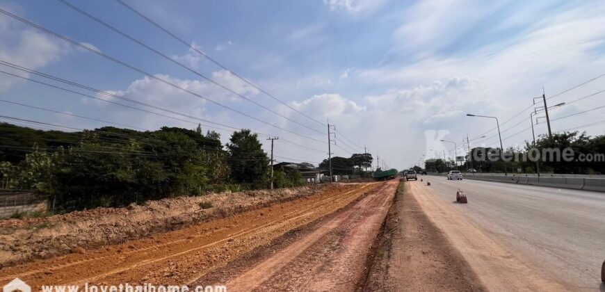 ขายที่ดิน ติดถนนเพชรเกษม ต.อ่างทอง จ.ราชบุรี พื้นที่ 3-2-3 ไร่ ใกล้แยกชินสีห์ แปลงสวย ราคาถูกเหมาะลงทุน