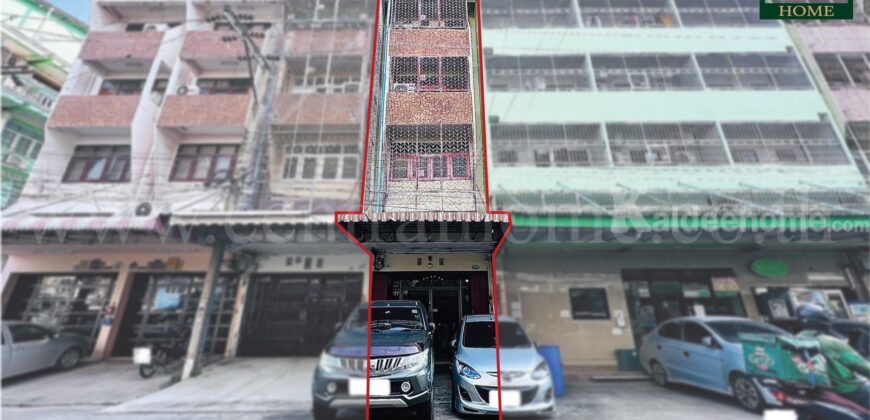 อาคารพาณิชย์ 5 ชั้น ซอยเจริญนคร 10 ภายในสภาพดี ราคาถูก
