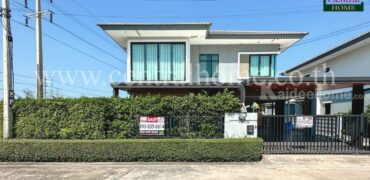 บ้านเดี่ยว หมู่บ้าน ดีไลท์ ดอนเมือง – รังสิต หลังมุม ติดริมรั้วโครงการ บ้านสวย พร้อมอยู่