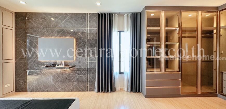 บ้านเดี่ยว หมู่บ้าน ดีไลท์ ดอนเมือง – รังสิต หลังมุม ติดริมรั้วโครงการ บ้านสวย พร้อมอยู่
