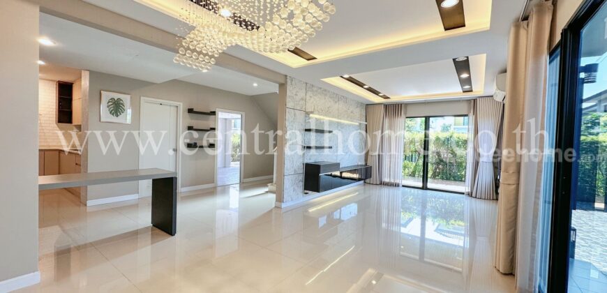 บ้านเดี่ยว หมู่บ้าน ดีไลท์ ดอนเมือง – รังสิต หลังมุม ติดริมรั้วโครงการ บ้านสวย พร้อมอยู่