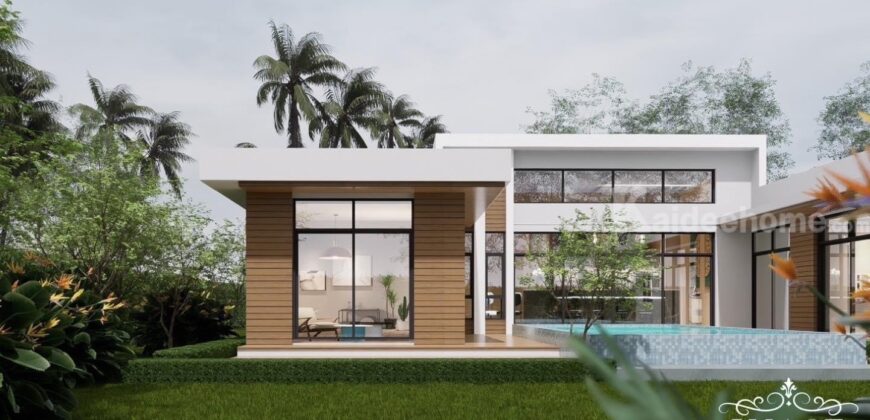 Luxury Pool Villa Pattaya 6 ห้องนอน 6 ห้องน้ำ 7 ที่จอดรถ โถงสูง 4.5 เมตร