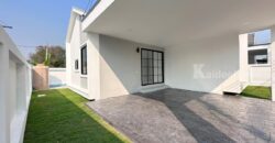 บ้านชั้นเดียว หมู่บ้านปีกไม้ 1 คลองถนน – ลาดปลาดุก เลียบคลองประปามหาสวัสดิ์ ใกล้ เซ็นทรัลเวสต์เกต, ตลาดบางใหญ่ และ รถไฟฟ้า MRT คลองบางไผ่