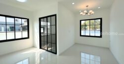 บ้านชั้นเดียว หมู่บ้านปีกไม้ 1 คลองถนน – ลาดปลาดุก เลียบคลองประปามหาสวัสดิ์ ใกล้ เซ็นทรัลเวสต์เกต, ตลาดบางใหญ่ และ รถไฟฟ้า MRT คลองบางไผ่