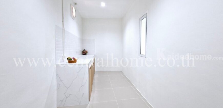 ทาวน์โฮม หมู่บ้าน เมืองประชา บางคูวัด รีโนเวทใหม่ทั้งหลัง พร้อมเข้าอยู่