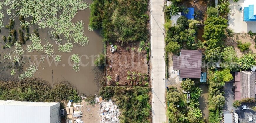ที่ดินเปล่า 100 ตร.ว. ซอยบงกช 71 คลอง 2 คลองหลวง – ปทุมธานี