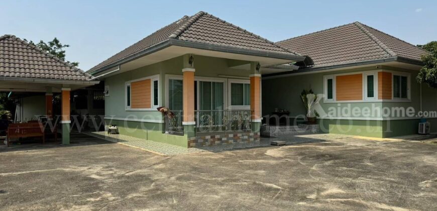 บ้านเดี่ยว พร้อมที่ดิน 1 ไร่ 45 ตารางวา ใกล้เทศบาลเชียงเคี่ยน เชียงราย
