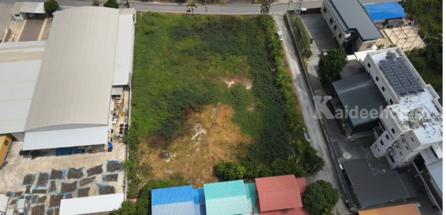 ขายที่ดินถมแล้วแปลงมุม 2 ไร่ 21 ตรว. ต.ลำโพ อ.บางบัวทอง ติดถนน เหมาะทำออฟฟิตโรงงาน