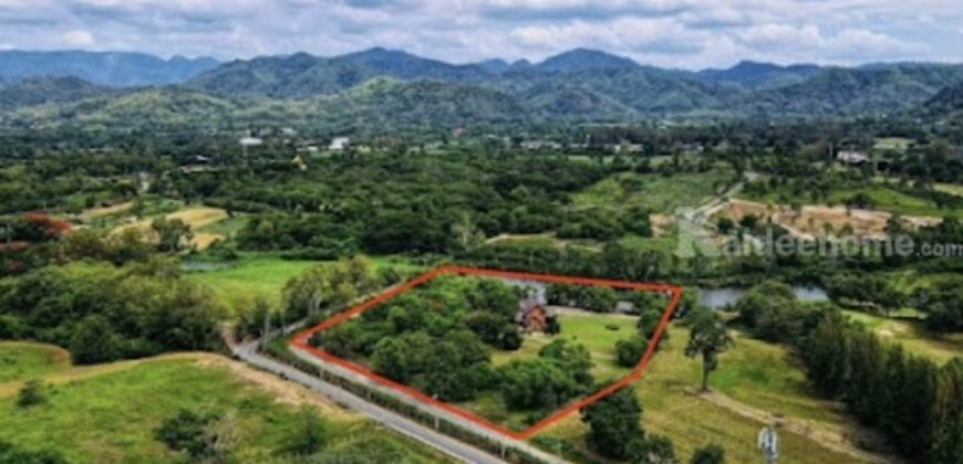 ขายที่ดินพร้อมสิ่งปลูกสร้างบ้าน ในสนามกอล์ฟ Sir James สระบุรี เนื้อที่ 8 ไร่ 3 งาน 11 ตรว โทร 098-513-6286