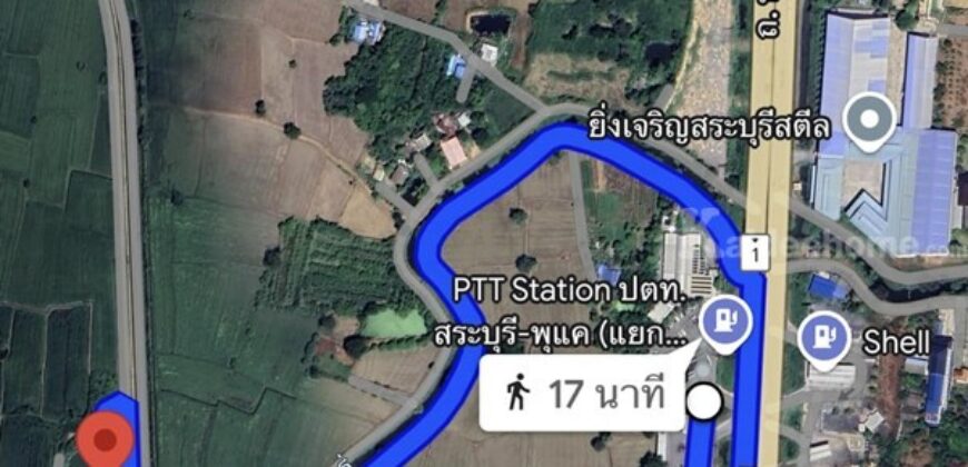 ขายที่ดินบ้านสวน เสาไห้ สระบุรี 6 ไร่ 2 งาน 39 ตรว. มีบ้านปูนลอฟท์ บ้านสวนพร้อมอยู่ ติดต่อ คุณเกริก 0934415691