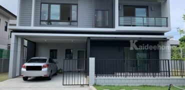 ขายบ้านเดี่ยว บางพลี สมุทรปราการ ใกล้ห้างเมกาบางนา แปลงมุม เข้าออกได้ 2 ทาง โทร 065-1428963