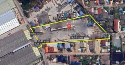 ขายที่ดิน พร้อมโกดัง พระสมุทรเจดีย์ สมุทรปราการ ผังสีแดง แปลงสวย ใกล้ศุลกากรฯ ท่าเรือ