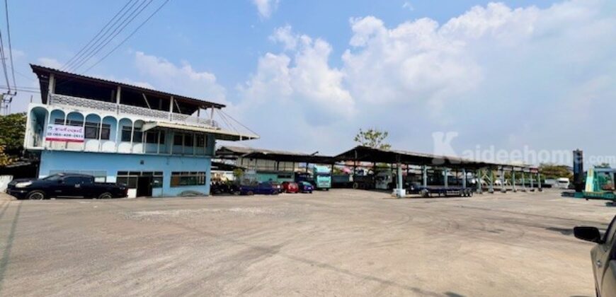ขายที่ดิน พร้อมโกดัง พระสมุทรเจดีย์ สมุทรปราการ ผังสีแดง แปลงสวย ใกล้ศุลกากรฯ ท่าเรือ