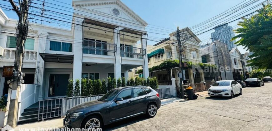 ขายบ้านเดี่ยว 2 ชั้น หมู่บ้านสุขุมวิทการ์เด้นซิตี้ ซอยสุขุมวิท79 พื้นที่ 53 ตรว. พร้อมอยู่ ทำเลทอง ใกล้รถไฟฟ้า BTS สถานีอ่อนนุช เพียง 500 เมตร