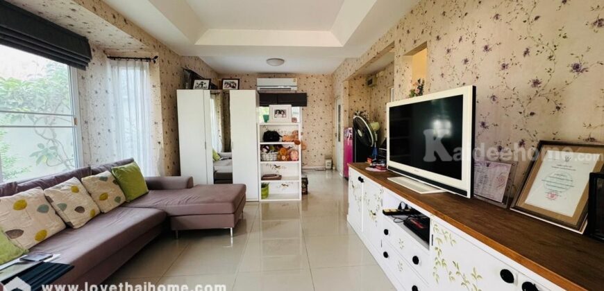 ขายบ้านเดี่ยว 2 ชั้น หมู่บ้านชัยพฤกษ์ แจ้งวัฒนะ-ราชพฤกษ์ ถนนราชพฤกษ์ บ้านหลังริม พื้นที่ 67.2 ตรว. ใกล้โรบินสัน ราชพฤกษ์