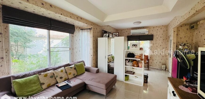 ขายบ้านเดี่ยว 2 ชั้น หมู่บ้านชัยพฤกษ์ แจ้งวัฒนะ-ราชพฤกษ์ ถนนราชพฤกษ์ บ้านหลังริม พื้นที่ 67.2 ตรว. ใกล้โรบินสัน ราชพฤกษ์