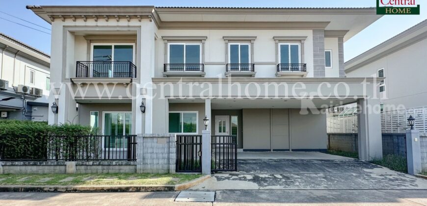 บ้านเดี่ยว Grandio แกรนดิโอ วิภาวดี – รังสิต บ้านใหม่ หน้าบ้านไม่ชนใคร