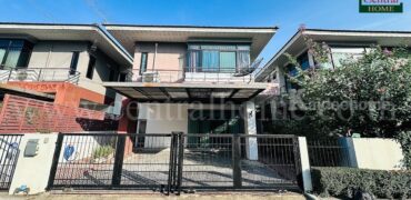 บ้านแฝด หมู่บ้าน เปี่ยมสุข บางบัวทอง – พิมลราช พร้อมอยู่ ทำเลดี ราคาถูก