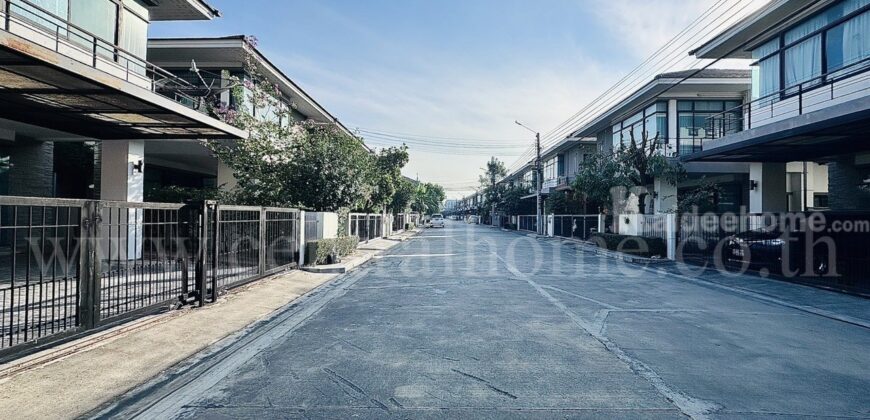 บ้านแฝด หมู่บ้าน เปี่ยมสุข บางบัวทอง – พิมลราช พร้อมอยู่ ทำเลดี ราคาถูก