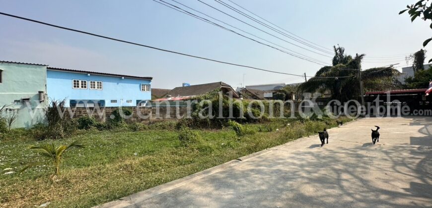 ที่ดินเปล่า ซอยไผ่เตย 1 แปลงริม หลังบิ๊กซี ห้วยจรเข้ – นครปฐม