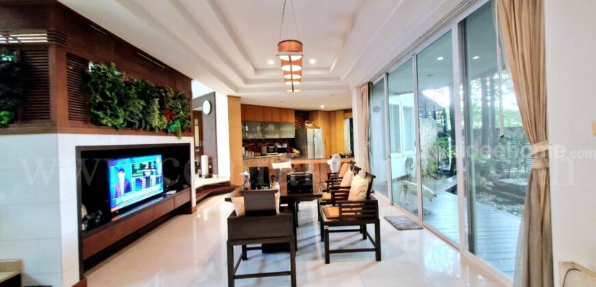 บ้านเดี่ยว 416 ตารางวา ทวีวัฒนา – ศาลาธรรมสพน์ พร้อมบ้านสไตล์รีสอร์ท 2 หลัง