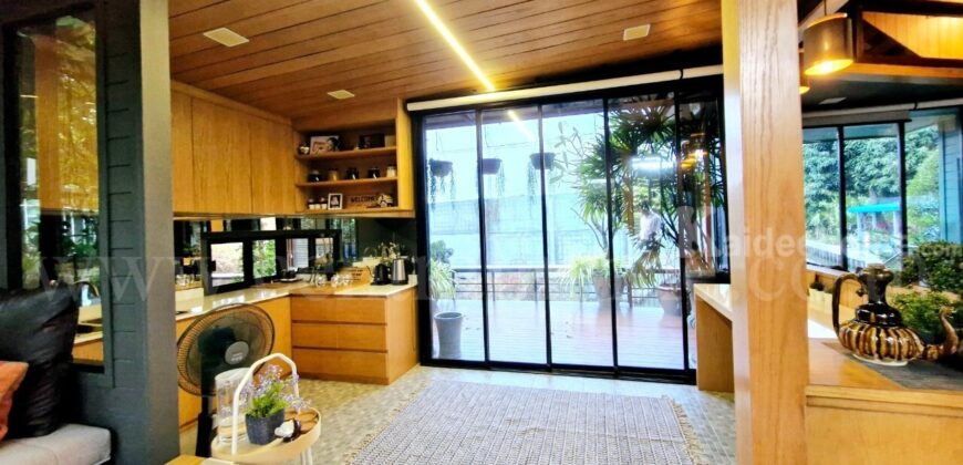 บ้านเดี่ยว 416 ตารางวา ทวีวัฒนา – ศาลาธรรมสพน์ พร้อมบ้านสไตล์รีสอร์ท 2 หลัง