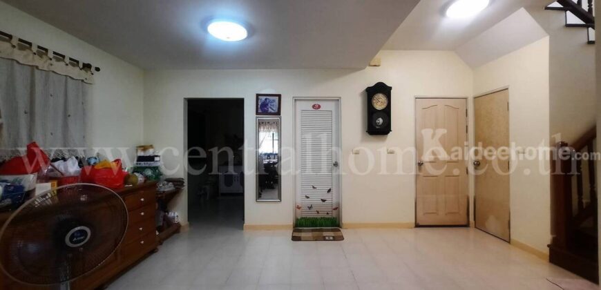 บ้านเดี่ยว หมู่บ้านภัสสร 14 ซอยกันตนา ใกล้ MRT สายสีม่วง สถานีตลาดบางใหญ่