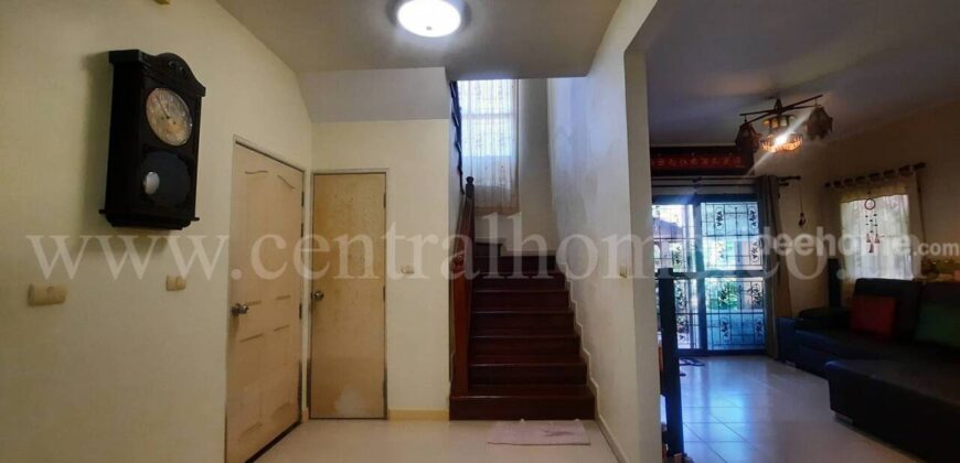 บ้านเดี่ยว หมู่บ้านภัสสร 14 ซอยกันตนา ใกล้ MRT สายสีม่วง สถานีตลาดบางใหญ่