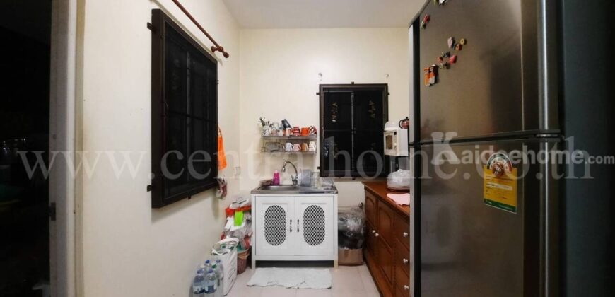 บ้านเดี่ยว หมู่บ้านภัสสร 14 ซอยกันตนา ใกล้ MRT สายสีม่วง สถานีตลาดบางใหญ่