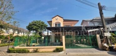 บ้านเดี่ยว หมู่บ้าน ภาณุ ซอย อัศวพิเชษฐ์ 17 ตลิ่งชัน หลังมุม