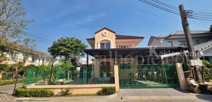 บ้านเดี่ยว หมู่บ้าน ภาณุ ซอย อัศวพิเชษฐ์ 17 ตลิ่งชัน หลังมุม