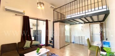 บลอสซั่ม คอนโด แอท แฟชั่น อัลติจูด ห้องมุม เฟอร์นิเจอร์ครบ