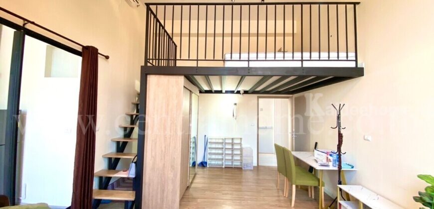 บลอสซั่ม คอนโด แอท แฟชั่น อัลติจูด ห้องมุม เฟอร์นิเจอร์ครบ