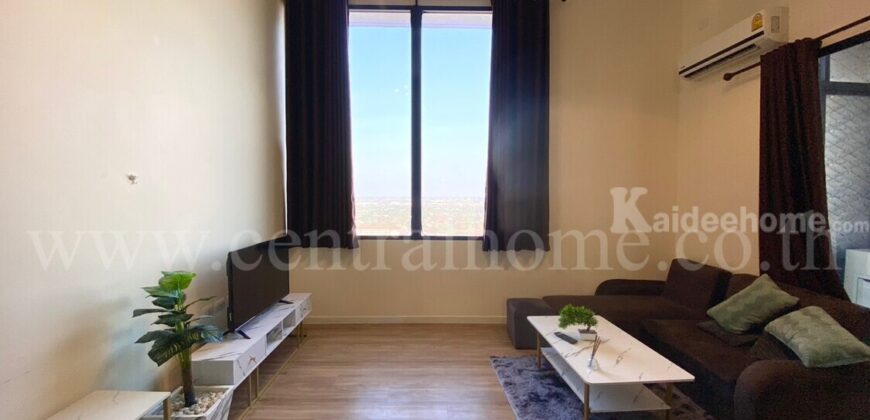 บลอสซั่ม คอนโด แอท แฟชั่น อัลติจูด ห้องมุม เฟอร์นิเจอร์ครบ