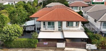 บ้านเดี่ยว หมู่บ้าน​ คาซ่า เลเจ้นด์ พระราม 5 – ราชพฤกษ์ หลังมุม