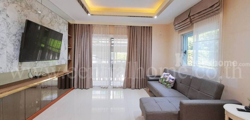 บ้านเดี่ยว หมู่บ้าน​ คาซ่า เลเจ้นด์ พระราม 5 – ราชพฤกษ์ หลังมุม