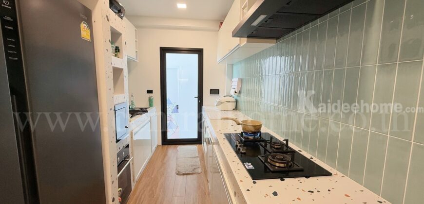 บ้านเดี่ยว สไตล์นอร์ดิก หมู่บ้าน นครินทร์การ์เด้น สร้างใหม่ พร้อมตกแต่ง