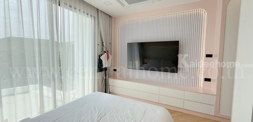 บ้านเดี่ยว สไตล์นอร์ดิก หมู่บ้าน นครินทร์การ์เด้น สร้างใหม่ พร้อมตกแต่ง