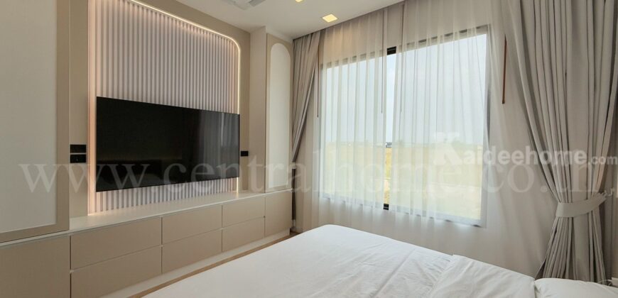 บ้านเดี่ยว สไตล์นอร์ดิก หมู่บ้าน นครินทร์การ์เด้น สร้างใหม่ พร้อมตกแต่ง